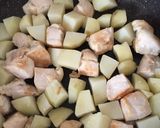 じゃがいもと鶏肉の味噌炒め作り方3写真