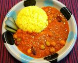 ミートソース缶アレンジ！簡単☺豆のカレー作り方8写真
