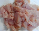 鶏むね肉とパプリカ◆きのこのオニオン煮♪作り方4写真