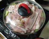 簡単！白菜とベーコンのあったかスープ作り方3写真