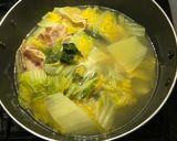 簡単！白菜とベーコンのあったかスープ作り方6写真