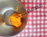 たっぷりかぼちゃの焼きプリン作り方1写真