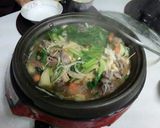 砂肝キムチ鍋（血管ダイエット食1013）作り方3写真