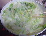 ぽかぽか❤　白菜の豆乳煮作り方5写真