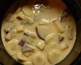 冬美活⭐焼きりんごばななケーキ作り方5写真