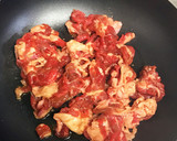 焼肉ダレde簡単☆牛肉とかぼちゃの炒め物作り方4写真