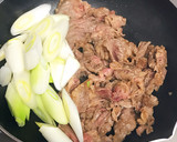 焼肉ダレde簡単☆牛肉とかぼちゃの炒め物作り方5写真