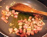 夫が作るパクチースパゲティ作り方3写真