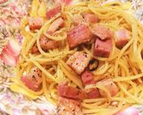 夫が作るパクチースパゲティ作り方5写真