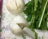 コク旨♡カブと挽き肉のとろ〜り餡かけ作り方3写真