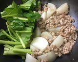 コク旨♡カブと挽き肉のとろ〜り餡かけ作り方7写真