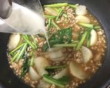 コク旨♡カブと挽き肉のとろ〜り餡かけ作り方9写真