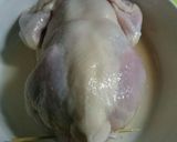 丸鶏のローストと男爵芋のホイル焼き！作り方5写真