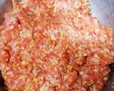 お弁当にも♪豚ひき肉でごまカレーつくね作り方1写真