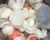 [圧力鍋使用]牛バラ肉でビーフシチュー作り方2写真