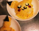 ピカチュウオムライス♡作り方7写真