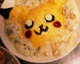 ピカチュウオムライス♡作り方8写真