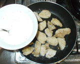 鶏むね肉のクリームマスタード焼き♪簡単作り方5写真