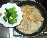 鶏むね肉のクリームマスタード焼き♪簡単作り方7写真