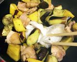 鶏モモとなすとさつまいもの甘辛炒め☆作り方8写真