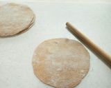 カレーと食べるチャパティ作り方3写真