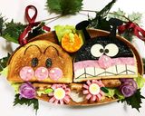 ドラえもんとドラミちゃんのデコ食パン作り方9写真