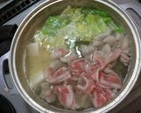 春雨が麺代わり！豚バラと春雨のスープ鍋作り方7写真