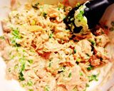 チーズ⁈のような豆腐味噌漬けのツナマヨ丼作り方5写真