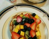 フルーツたっぷりパンケーキ作り方4写真