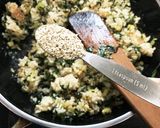ケールの焼き飯作り方7写真