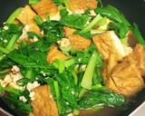 鶏ひき肉と厚揚げと小松菜のとろ〜り煮♡作り方5写真