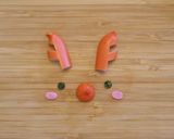 クリスマスキャラ弁☆トナカイ稲荷とサンタ作り方4写真