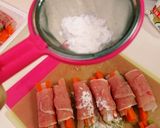 大根と人参の肉巻き作り方3写真
