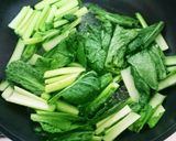１０分かからず☆小松菜と油揚のさっと炒め作り方1写真