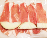 揚げない(^-^)玉ねぎの肉巻きフライ作り方3写真