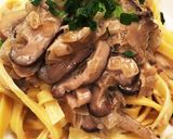 タイム香る〜キノコのクリームパスタ作り方6写真