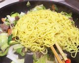 塩辛焼きそば(　´･ω･ ` )σ作り方4写真