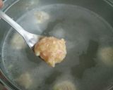 鶏団子入りクッパ作り方3写真