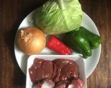 お腹に優しい鶏レバーのコッテリ味噌炒め作り方1写真