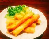 キムチとクリームチーズの春巻作り方5写真