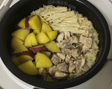 バター香るさつまいもの炊き込みご飯作り方4写真