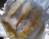 朝食にも！フライパンで♪タラの白だし焼き作り方1写真