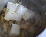 めんつゆで♪挽き肉で白菜と豆腐の肉豆腐♡作り方8写真