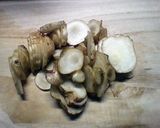 キクイモと豚ひき肉のチーズ焼き作り方3写真