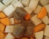 ウマウマ〜♡モツ煮込み♪醤油味作り方5写真