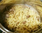 犬ご飯　馬ミンチとごぼうのやわらか麺作り方3写真