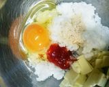 混ぜるだけ～手抜き具なしオムレツライス～作り方1写真