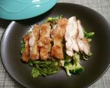 照り焼きチキンの温野菜サラダ作り方6写真