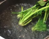 優しいお味♡ほうれん草と菊菜のごま和え作り方2写真