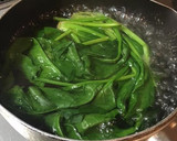 優しいお味♡ほうれん草と菊菜のごま和え作り方3写真